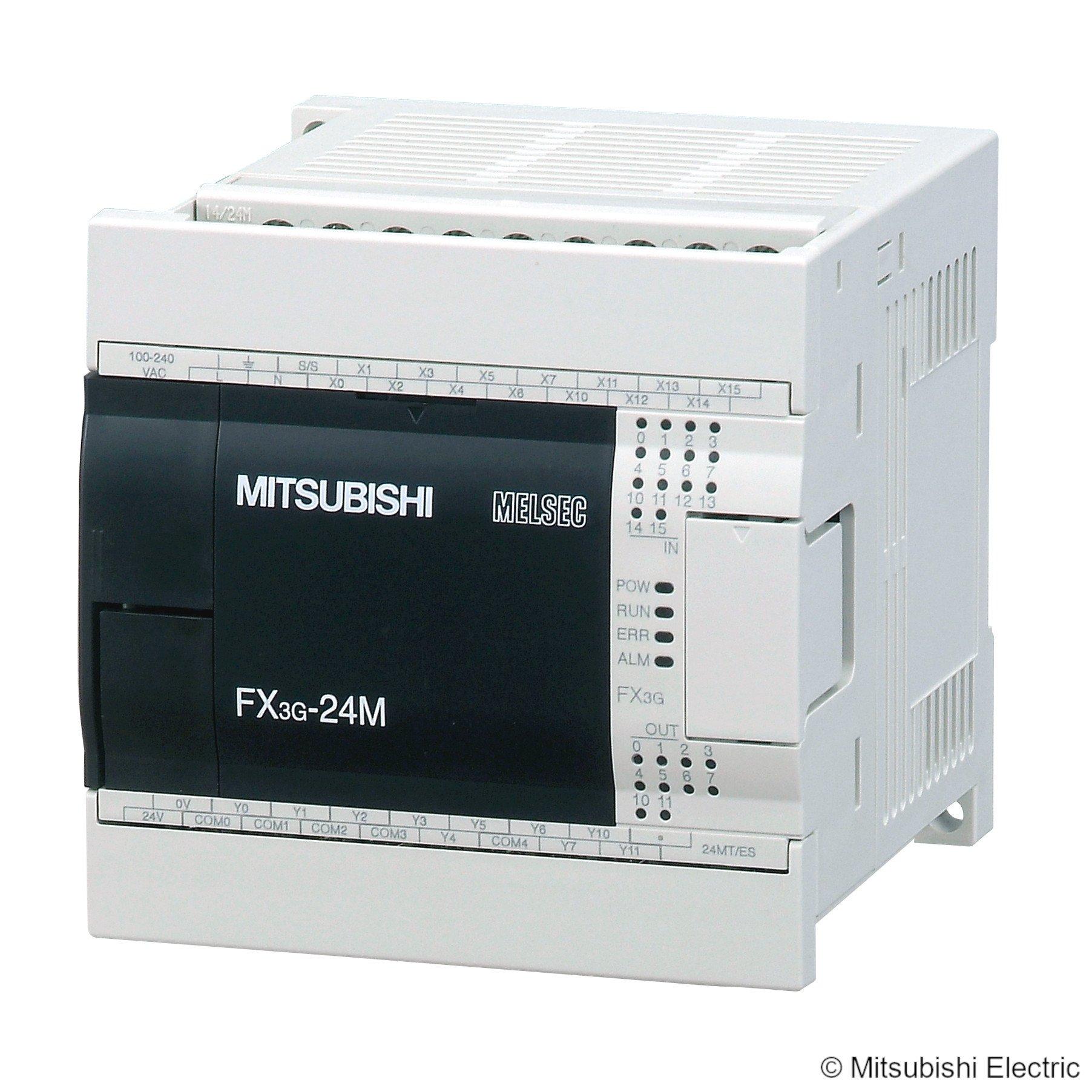 FX3G-24MR/ES, SPS, FX3G Grundgerät AC 100-240 V; 14 Eing. DC 24 V;  10 Relaiausgänge