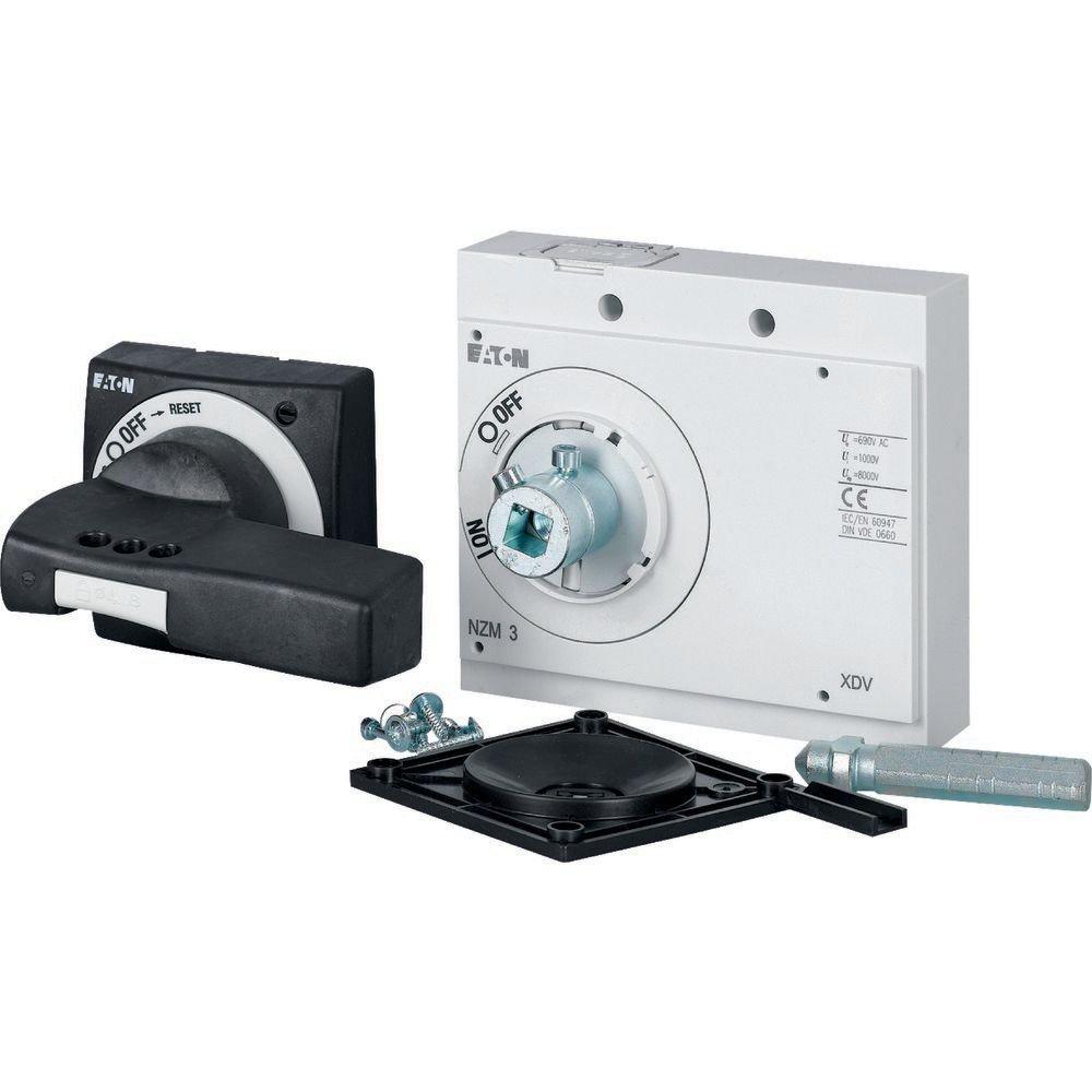 NZM3-XTVDV-0-NA, Türkupplungsdrehgriff, schwarz, abschließbar, Größe 3