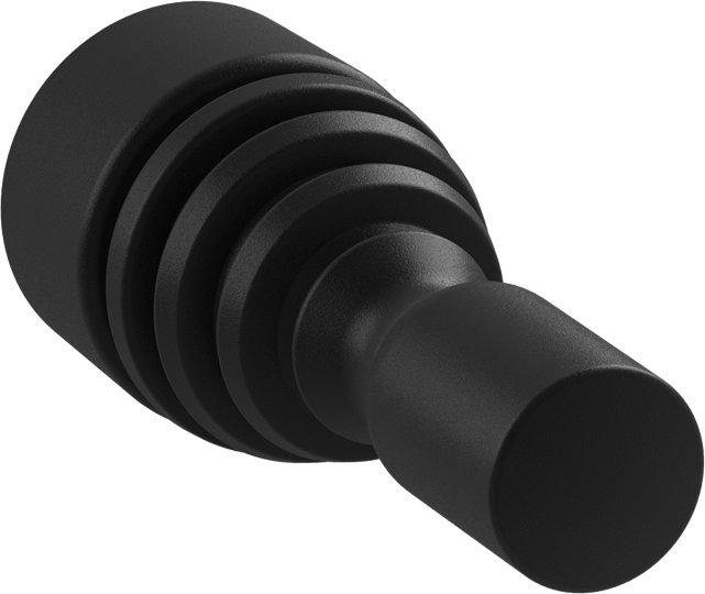 P9ARSCMN, Manschette Joystick Zubehör, Manschette in Gummi/schwarz, für tastende Joysticks
