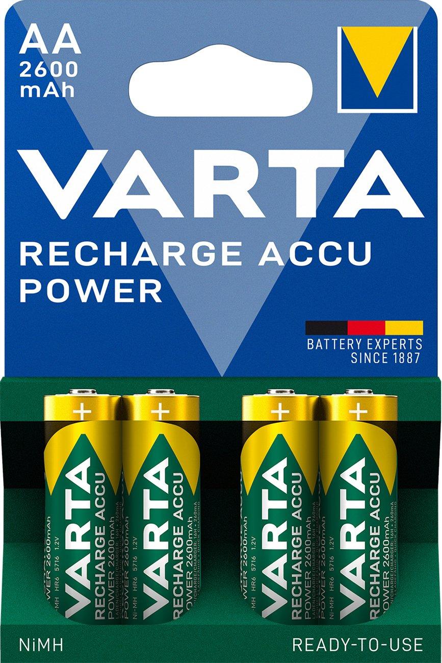 ACCU ReadyToUse AA 5716 4er, Akku AA Ready2Use 2600mAh, 4er Blister Varta