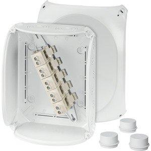 DK 2525 G, Kabelabzweigkasten 6-25 qmm 3phasig, 35 qmm 1phasig, 5pol. Klemme