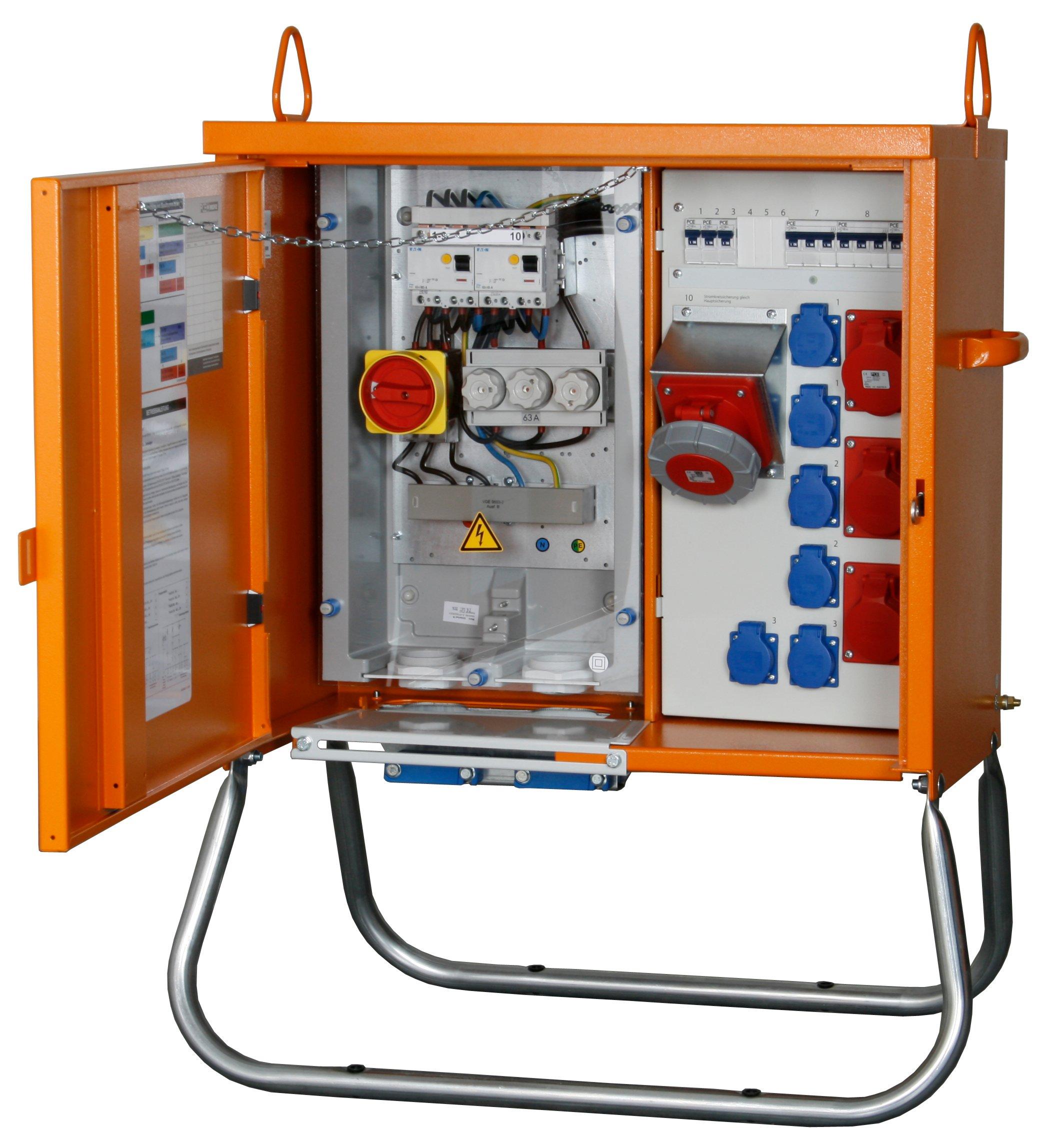 M-VEV 63/21-6/V2/X, Verteilerschrank 44 kVA, RCD TypB