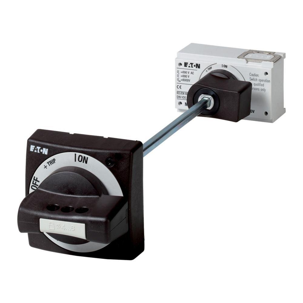 NZM1-XHB-DA-V6-NA, Hauptschalterbausatz, Griff schwarz, +zusätzlicher Griff, Welle 600 mm