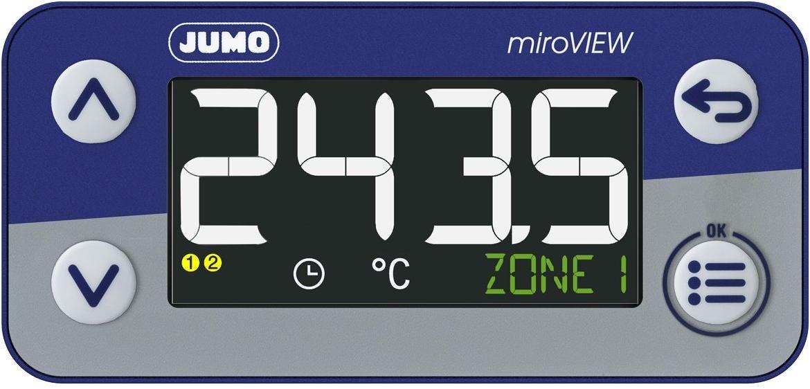 701580/0-01-23-30/000, Digitalanzeiger zum Schalttafeleinbau 76 x 36 mm, DC 12 bis 24 V