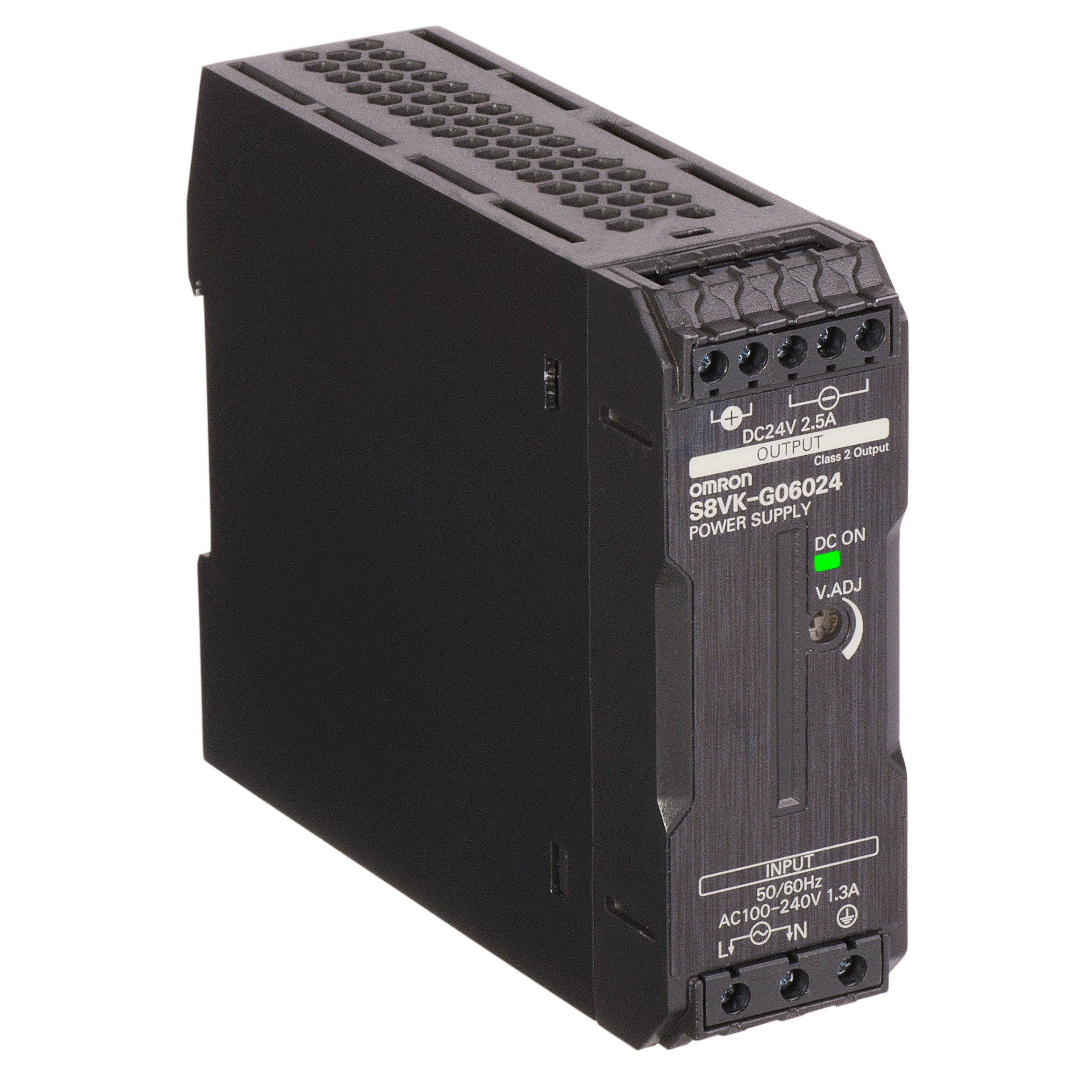 S8VK-G06024, Schaltnetzteil - PRO Linie, 60 W, 100 bis 240 VAC Eingang, 24 VDC 2,5A Ausgang, Power Boost,  DIN-Schienenmontage