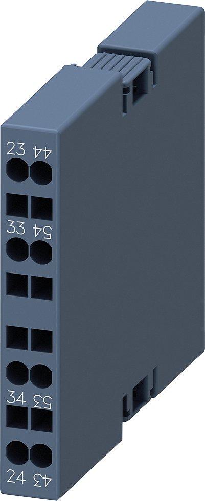 3RH2911-2DA20, Hilfsschalter seitlich, 2S, stromb.:1S, 1S für Motorschütze, S00