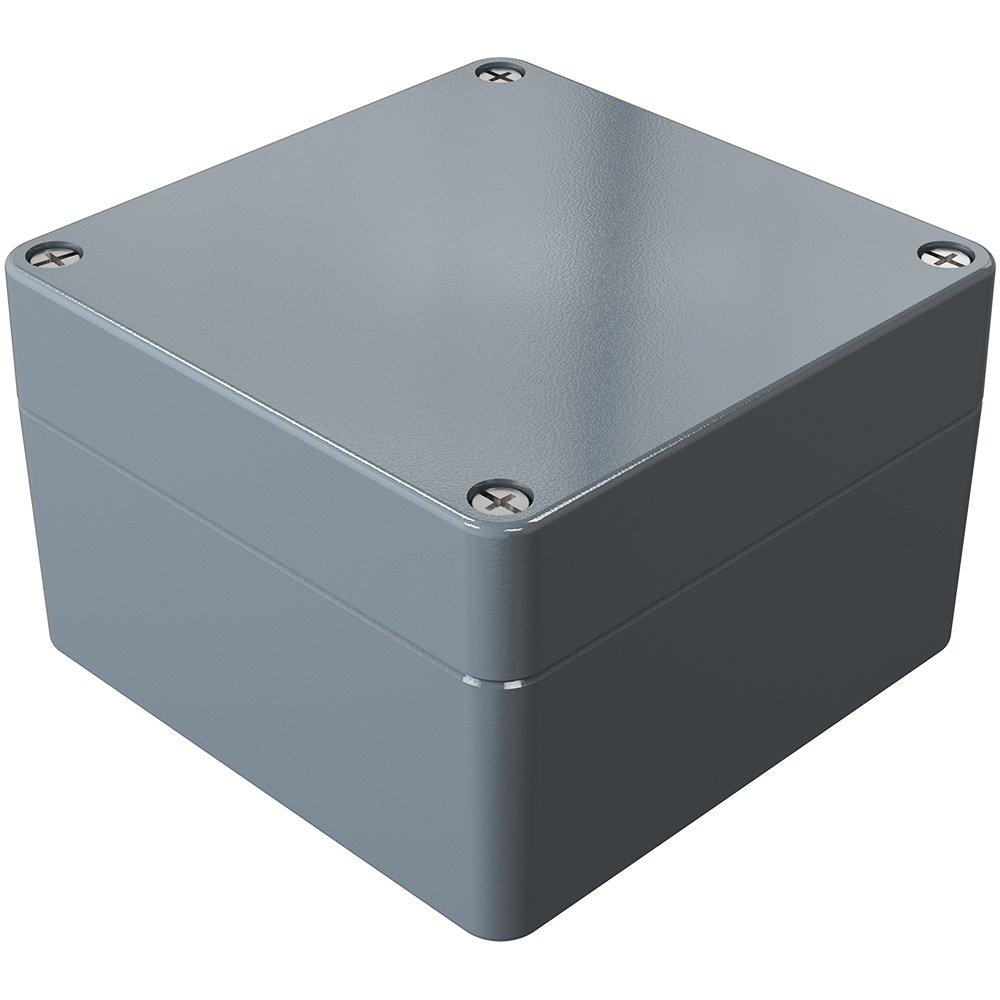 Aluminium Standard Gehäuse 140 x 140 x 91 mm, Aluminiumgehäuse Aluminium Standard 140 x 140 x 91 mm