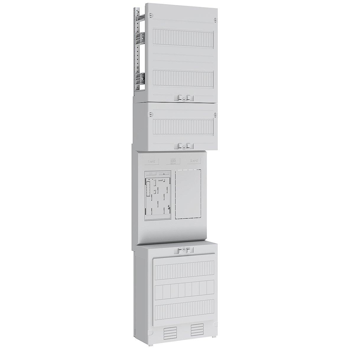 EZ17110DA, Zählerplatz eHZ 1Z(44A) mit Klemmstein_5P 5-polig, BxH : 250x1050mm