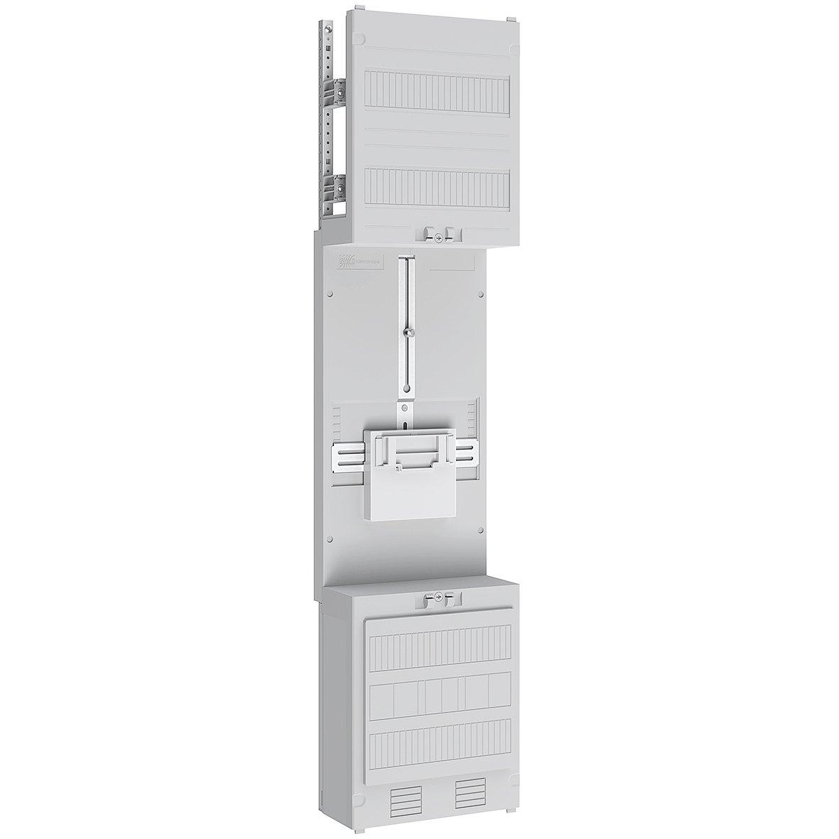 Z17001A, Zählerfeld 3Pkt 1Z o,V,/ o,B, mit Schienen 5-polig, BxH : 250x1050mm