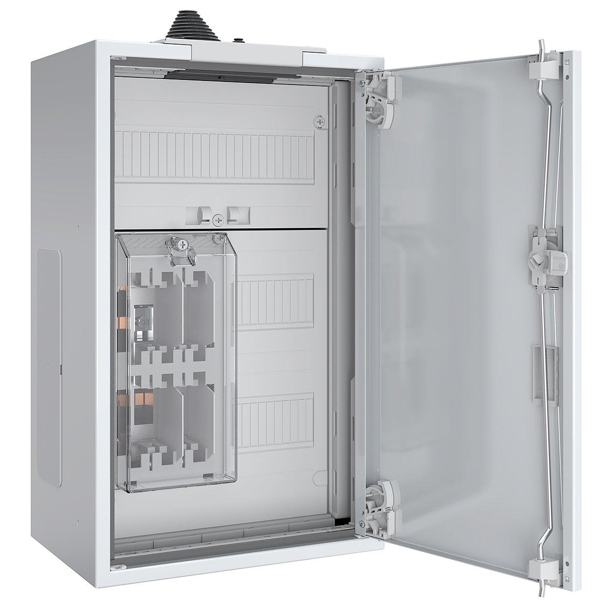 ABNRA103F12, Einspeisegehäuse mit SaS 5-polig, 1xNH00 3-polig IP54, BxHxT: 300x500x210mm