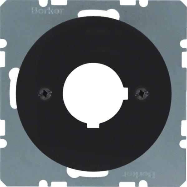 14322045, Zentralstück f BG Ø 22,5 mm schwarz glä