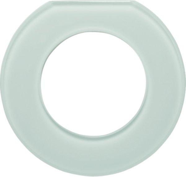 109219, Glasendrahmen 1fach Serie Glas polarweiß