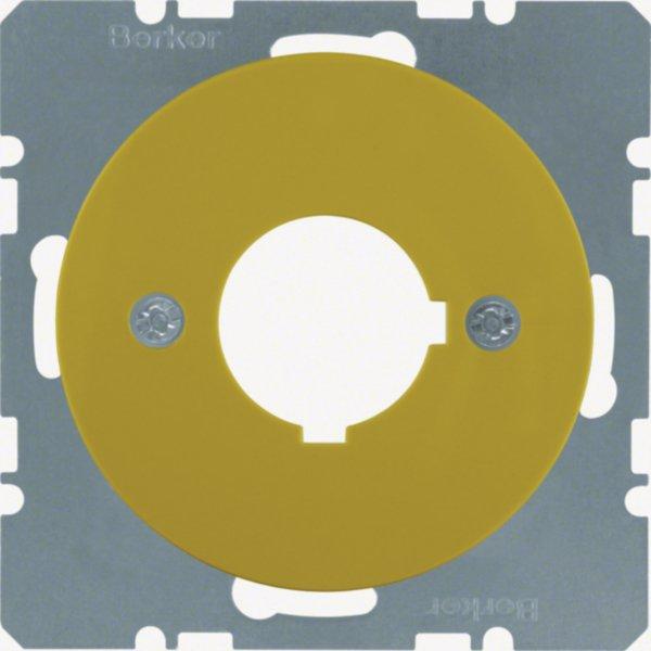 14322006, Zentralstück f BG Ø 22,5 mm gelb glänz