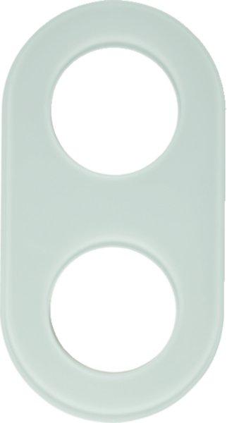 110209, Rahmen 2fach Serie Glas polarweiß