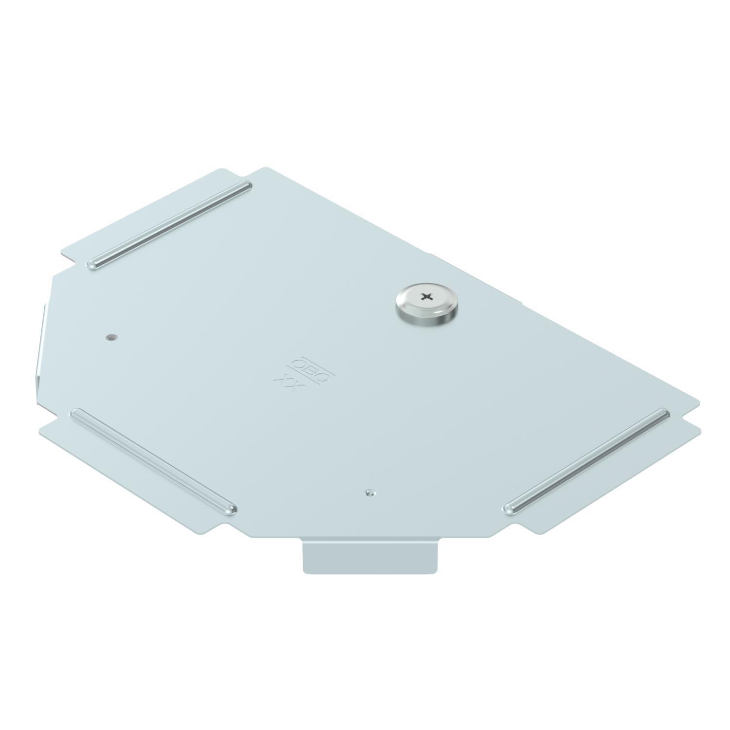 RTD 100 FS, Deckel für T-Stück B100mm Stahl bandverzinkt