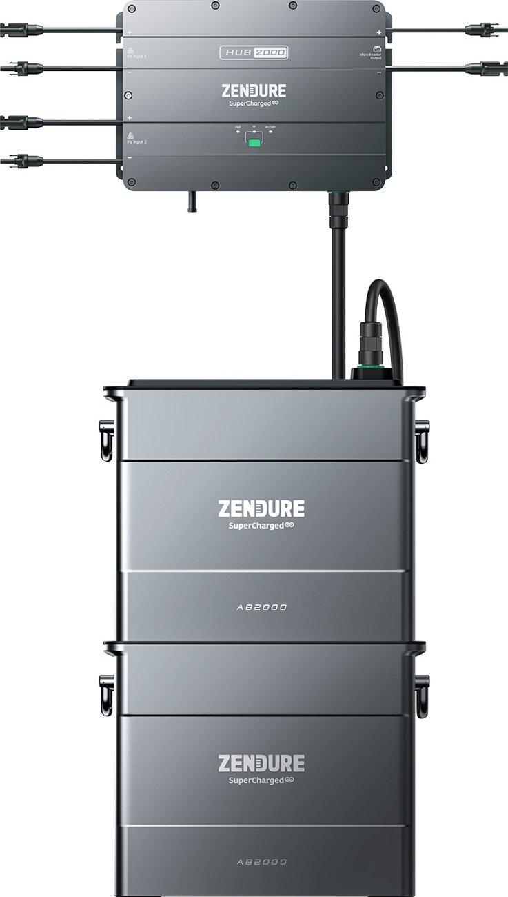 ZDSPVH2000 + ZDAB2000*2, SolarFlow Set 2000 mit 2 x Akku AB2000 Zendure