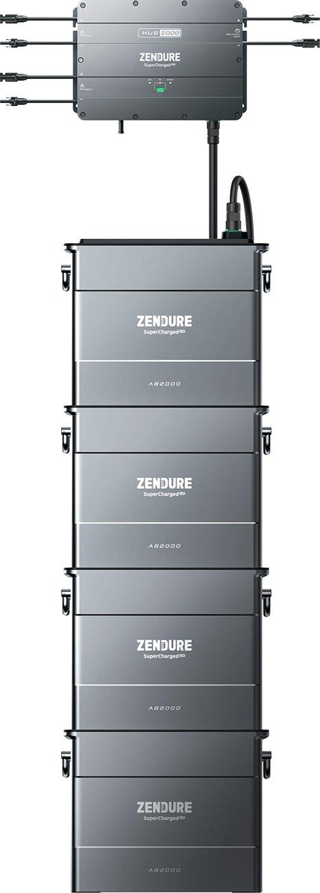 ZDSPVH2000 + ZDAB2000*4, SolarFlow Set 2000 mit 4 x Akku AB2000 Zendure