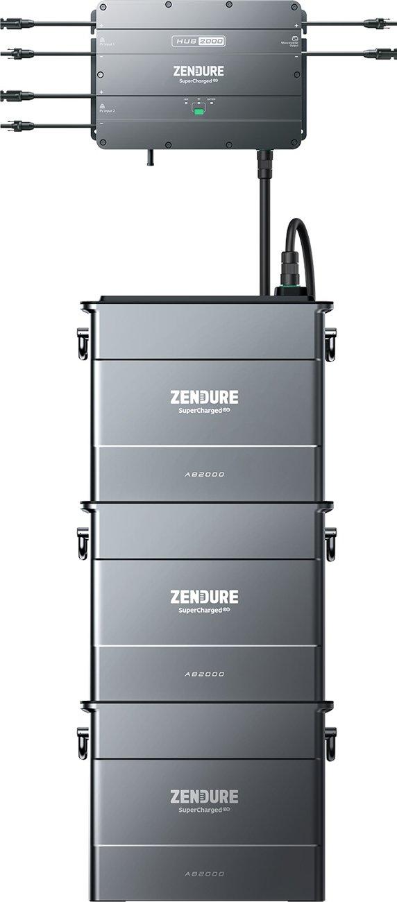 ZDSPVH2000 + ZDAB2000*3, SolarFlow Set 2000 mit 3 x Akku AB2000 Zendure