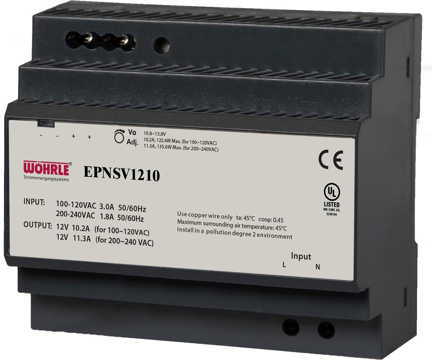 EPNSV1210, einphasig AC 85-264 Volt, 12 Volt DC - 10 Ampere