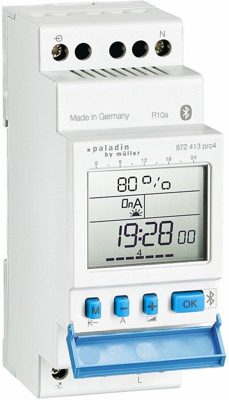 NDIMREGASTRO2TE.01, Astro-Dimmer, Phasenabschnitt, für LED, Bluetooth, für REG-Monatge, 2TE