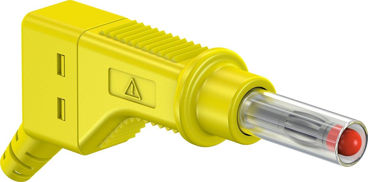 XZGL-425, 4 mm stapelbarer Stecker gelb