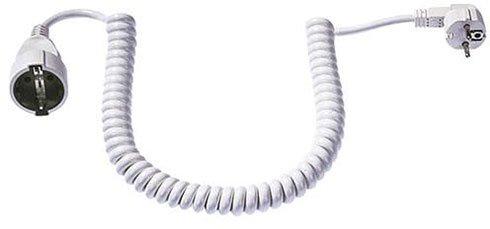 BM0010721, Spiralleitung H05VV-F 3G1,5mm² L: 4,0m ws CEE7/7