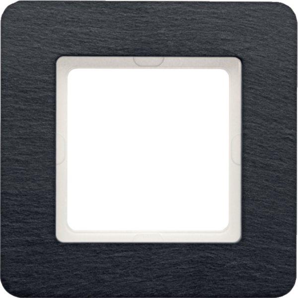 10116030, Rahmen 1fach Q.7 Schiefer