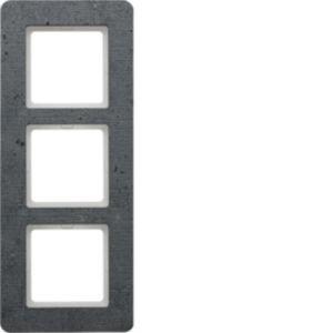 10136020, Rahmen 3fach Q.7 Beton Strukturiert