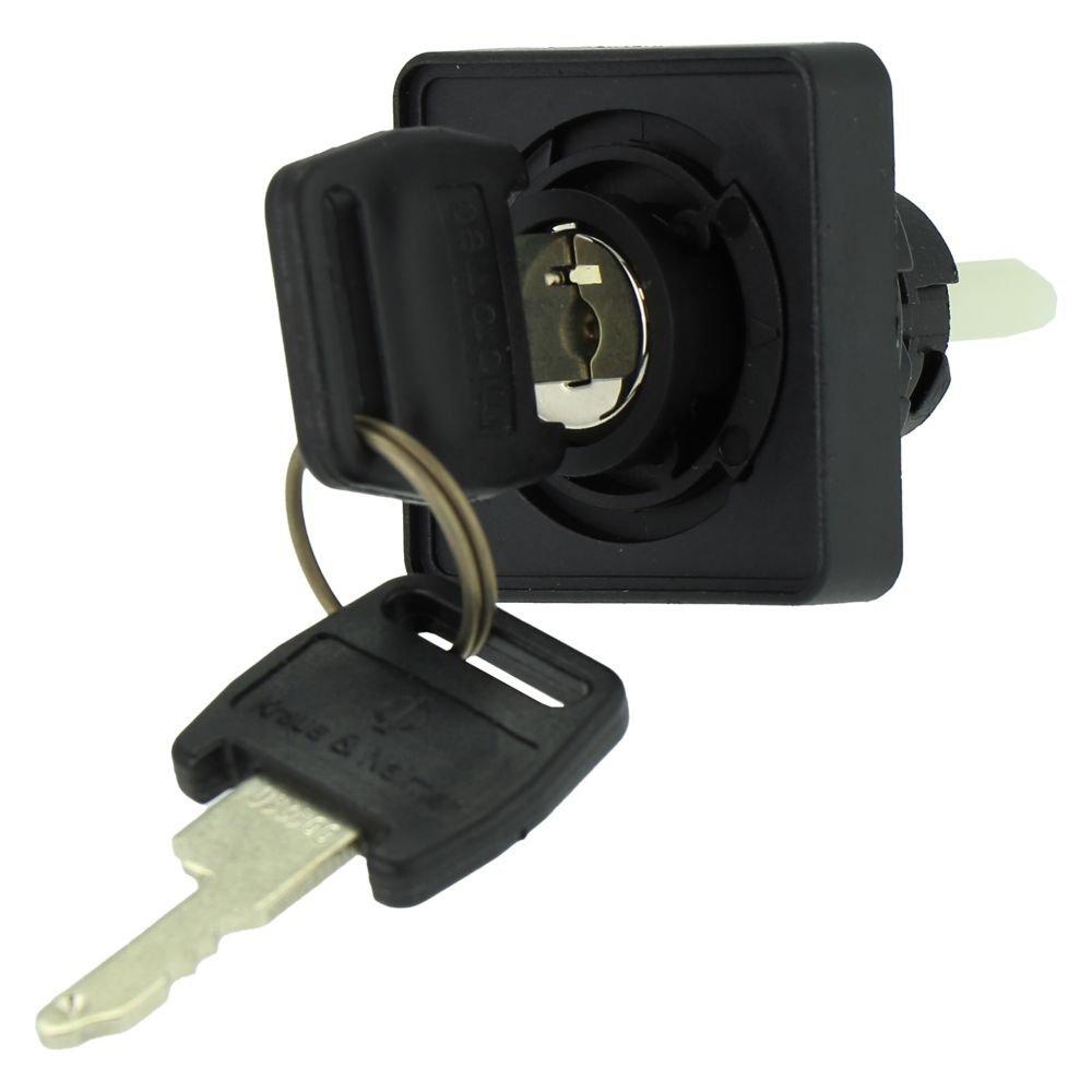 +EZ/S-F, Frontelement, für TM-Schalter, EZ-, schlüsselbetätigter Verriegelungsmechanismus, MICROMEC-NR:F