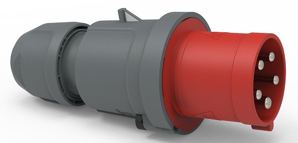 NCEES63IP44.01, CEE-Stecker 63A 5p 400V 6h IP44