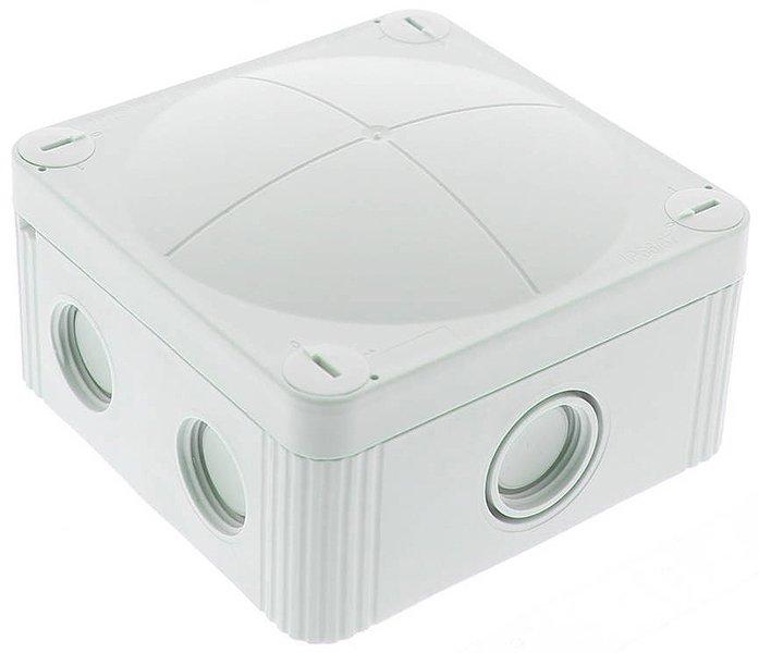 HFRAK407/5 RAL7035, FR-Kabelabzweigkasten IP66/67 95x95x60 mm, mit Klemmeinsatz 5 pol. 4mm² (Preis per 100)