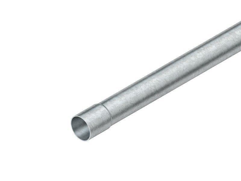 NSRSTMR40FV.01, Muffenrohr, Stahl feuerverzinkt, einseitige Muffe, Rohr-A-Ø 40 mm, L=3000 mm