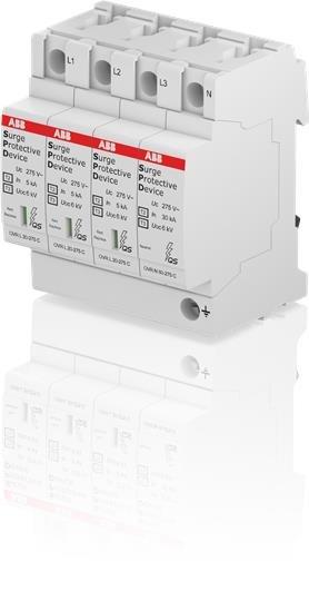 OVR T2-T3 3N 20-275 P QS, SPD Typ 2+3 für 230/400V TT-3Ph. + TN-S 3P+N, Imax 20kA, In 5kA, Up 0, 9kV