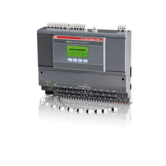 TVOC-2-240, Lichtbogenwächter, 10 optische Eingänge einschl. einer HMI
