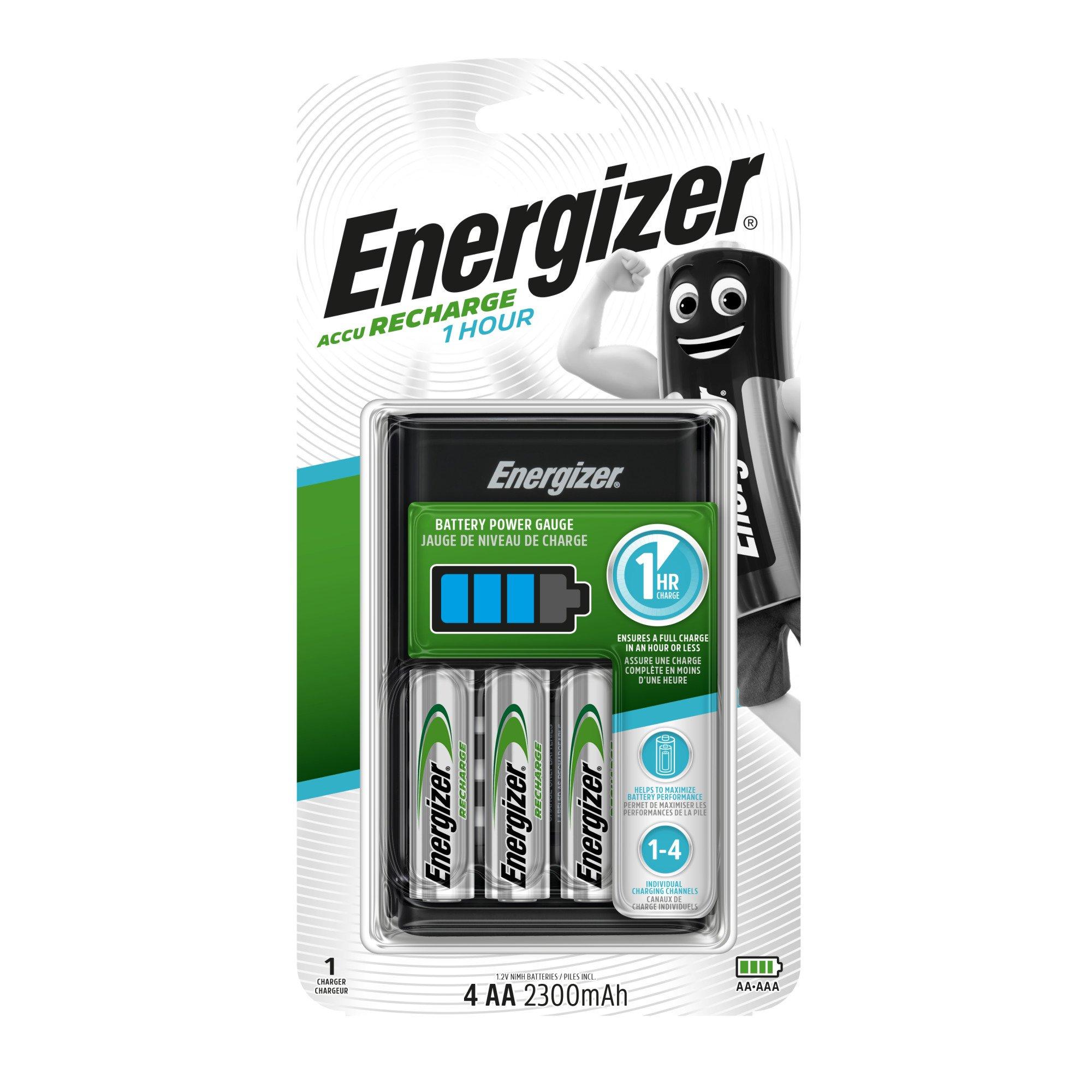 Charger+4x HR6 2300mAh, 1h Charger inkl. 4xAA 2300mAh 1er Blister