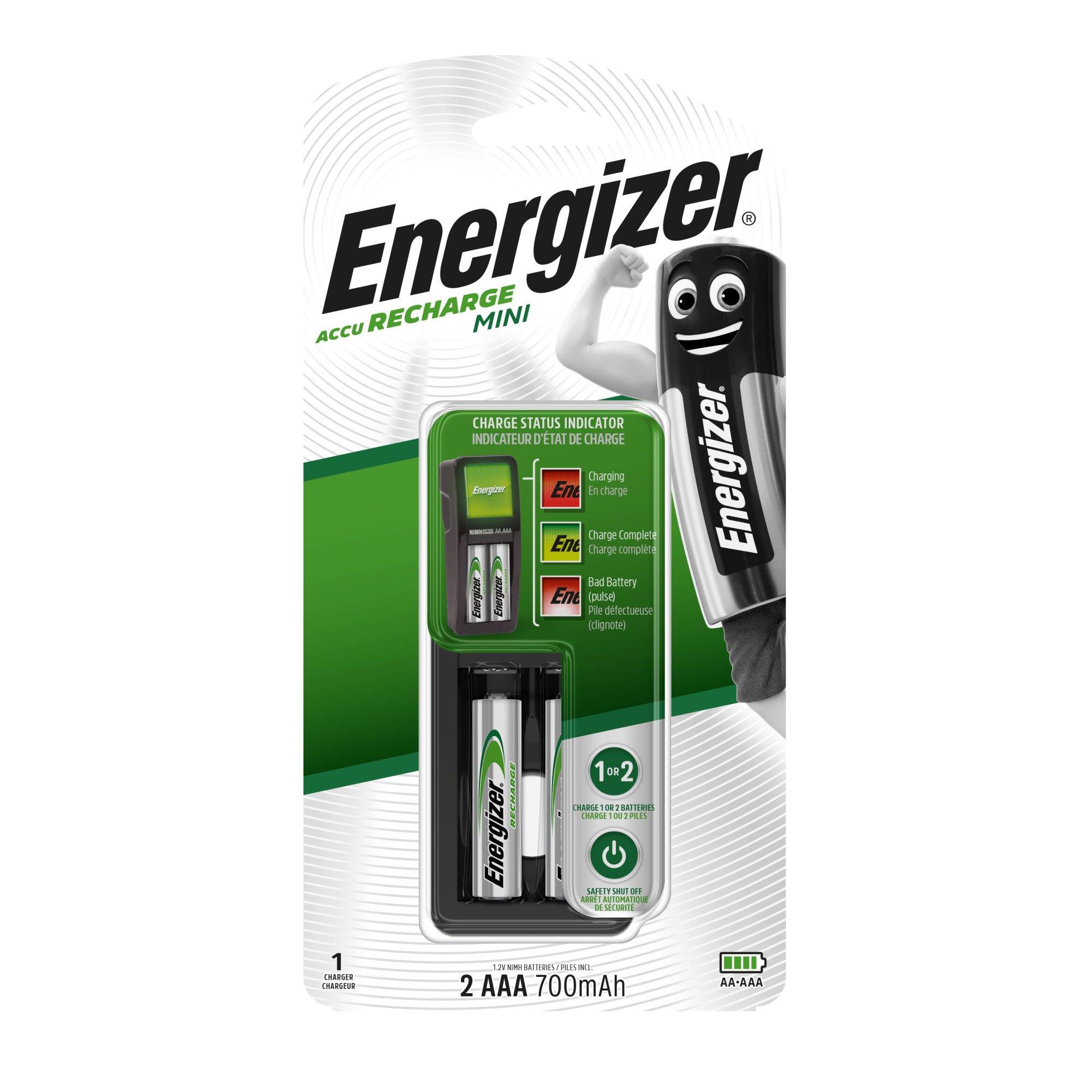 Charger+2xHR3 700mAh, Mini Charger inkl. 2xAAA 700mAh Akkus
