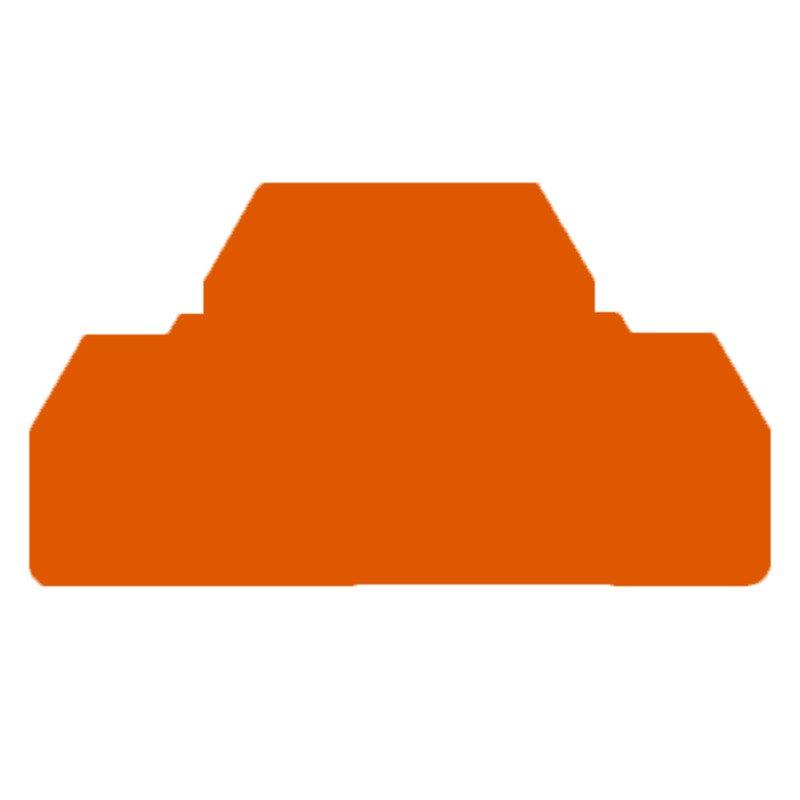 ZAP/TW ZDK2.5 OR, Trennwand (Klemmen), orange, Höhe: 79 mm, Breite: 1.5 mm, V-0, Wemid