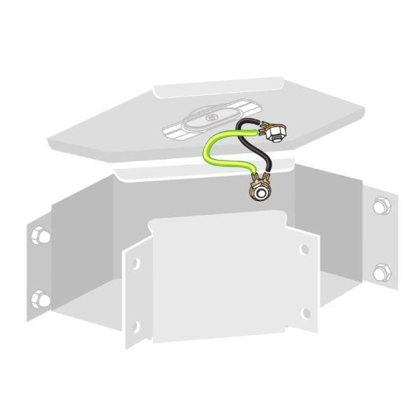 PHR K 130, Industrie-Kanal, Potentialausgleich mit Sicherungsband, L 130 mm