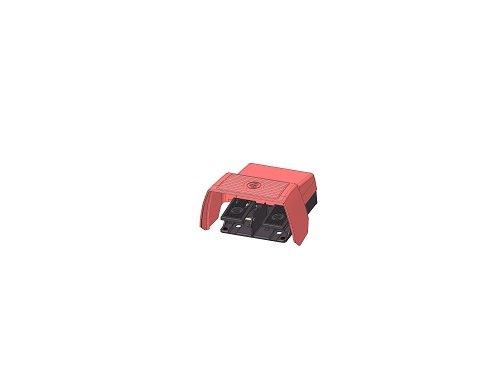 F2-SU1ZAT/SU1ZAT UN, Fußschalter Metall; 2-pedalig; mit Unfallschutzhaube; pro Pedal 1 Ö/1 S; beide Pedale mit Pedalrastung