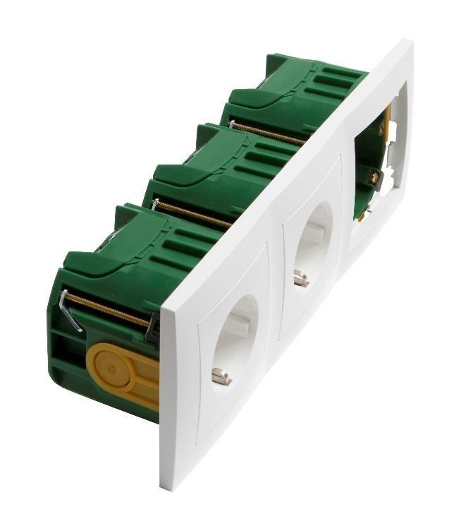 H 11.6612/X/573.02 GE H, Socketline Flex Geräte-Kombination,BADORA reinweiß