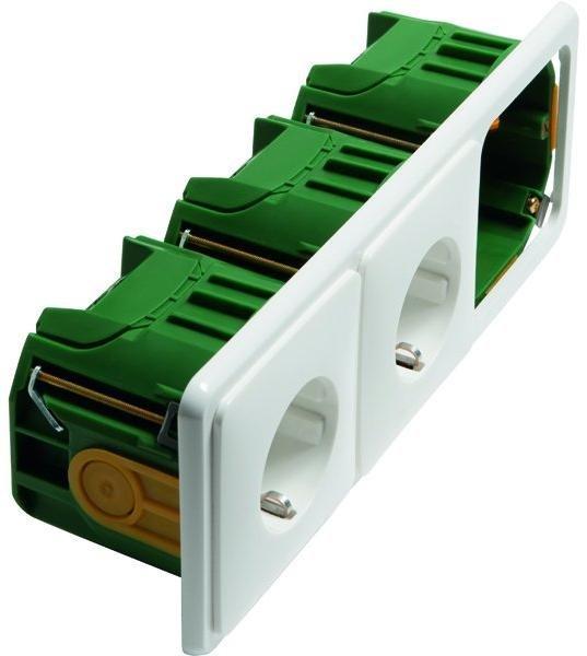 H 80.6612/X/673.02 GE H, Socketline Flex Geräte-Kombination,STANDARD Basis reinweiß