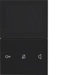 REA665Y, Innenstation Video Komfort AP 2Draht schwarz glänzend TOUCH für Sprechanlagen