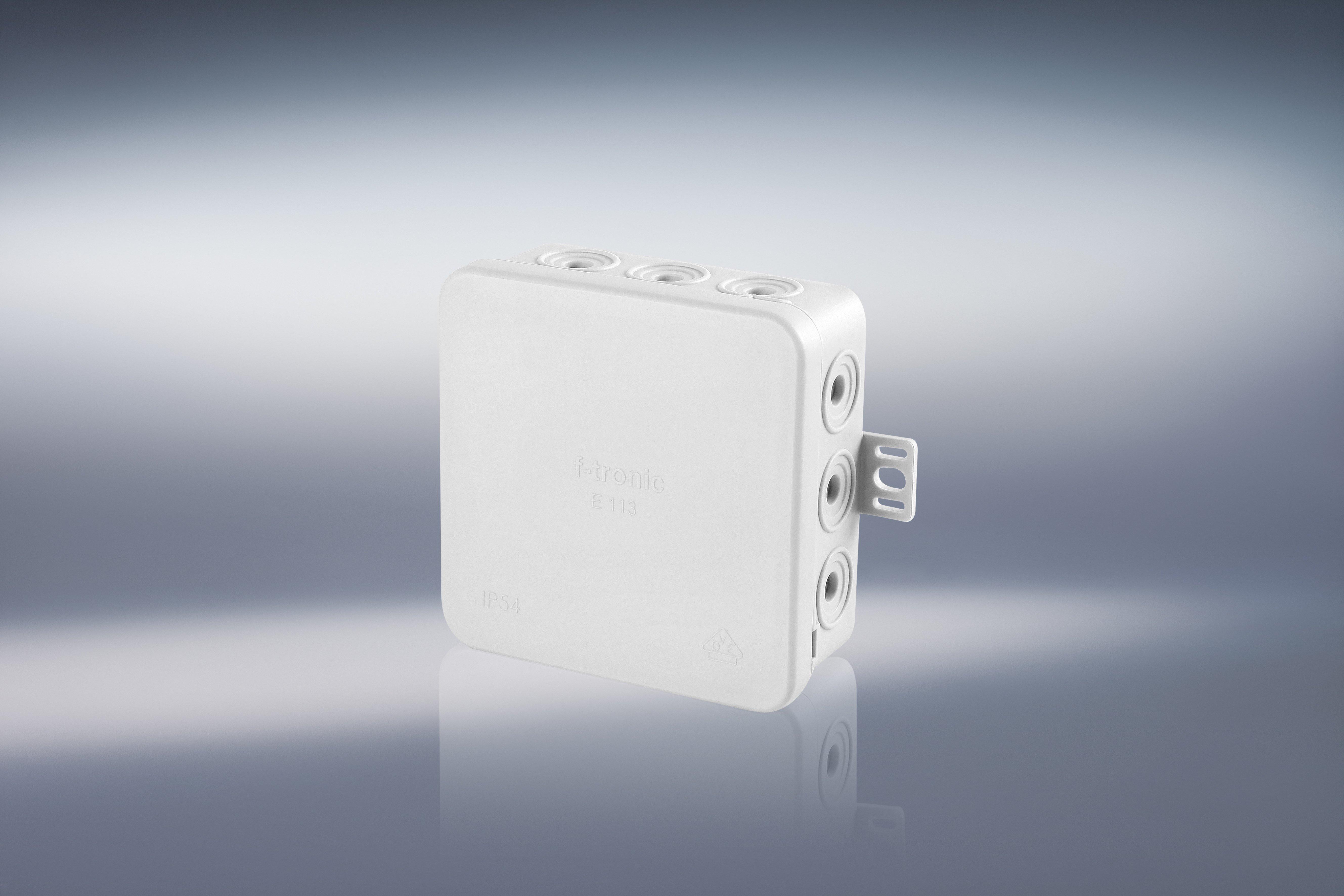 E113, FR Abzweigkasten E113, 85x85x40mm, IP54, gr