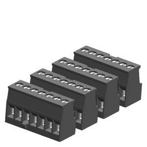 6ES7292-2BG30-0XA0, SIMATIC S7-1200 Klemmblock vergoldet 7 Pins, Push-In für Analog-SM VPE 4