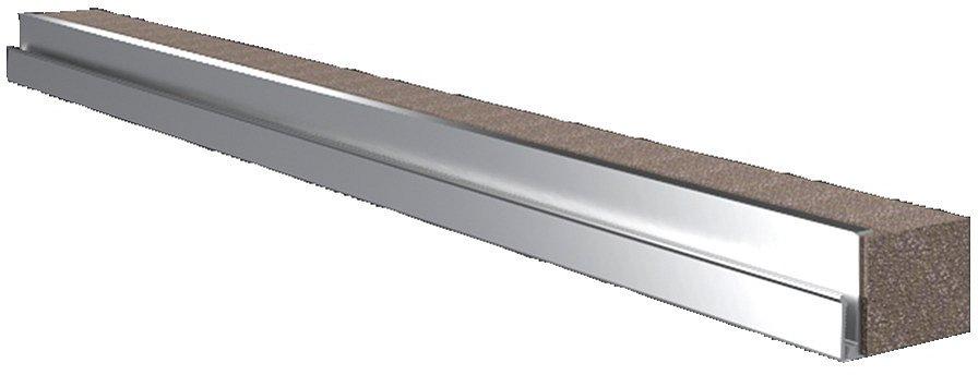 VX 8618.800, VX Profil zur Kabeleinführung, mittig, B: 600 mm, Preis per VPE, VPE = 2 Stück