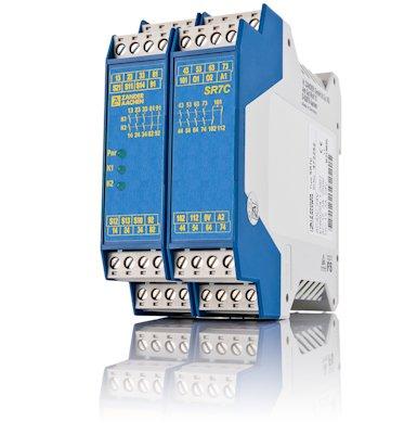 SR7C, Not-Aus-Relais SR7C 24V  inkl steckbarer Zugfederklemmen