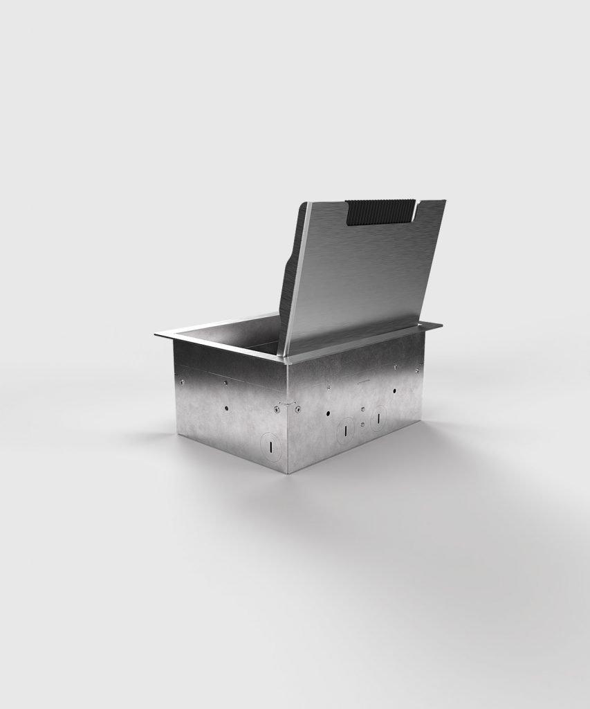 8504E-2-1, 3x Schuko, 1x RJ45 2fach,