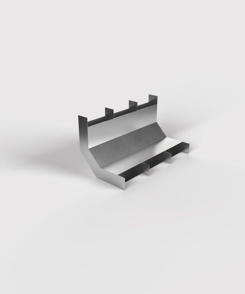 UFSS28350Z2, Steigestück 28x350mm für Unterflurkanal zweizügig