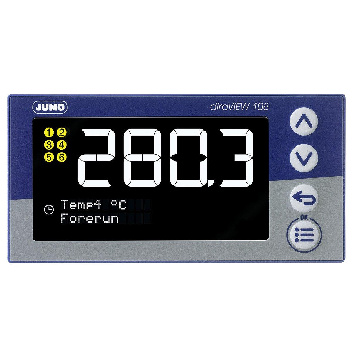 701513/8-0000-23/000, Digitales Anzeigeinstrument, Schalttafeleinbau, (96x48) mm, AC 110 bis 240 V