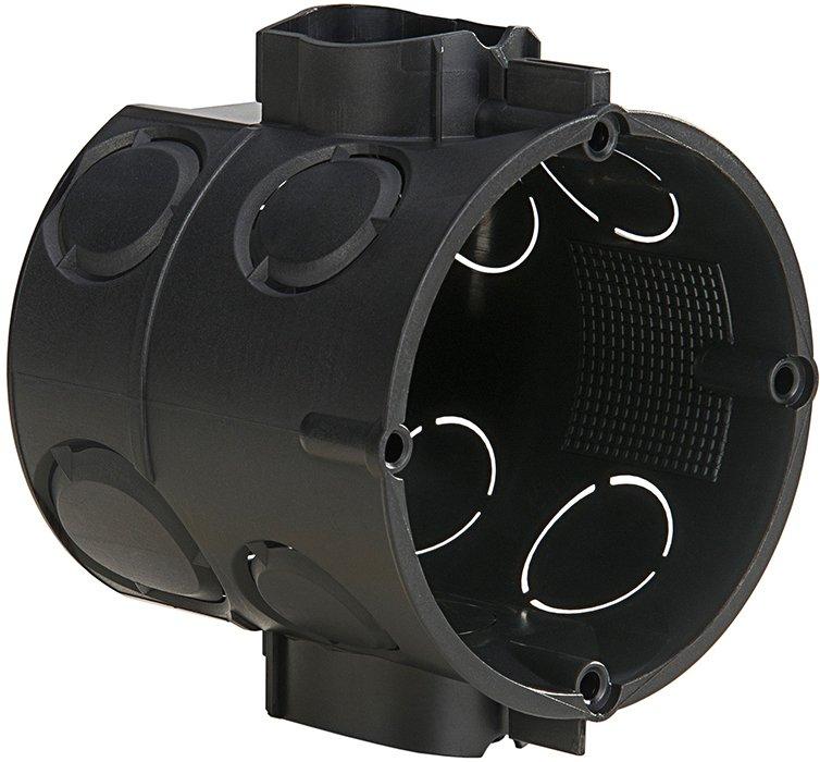 HSDS62D4II, Geräte- Verbindungsdose mit Stutzen Ø 60 mm, 62mm mit 2 Schrauben, halogenfrei